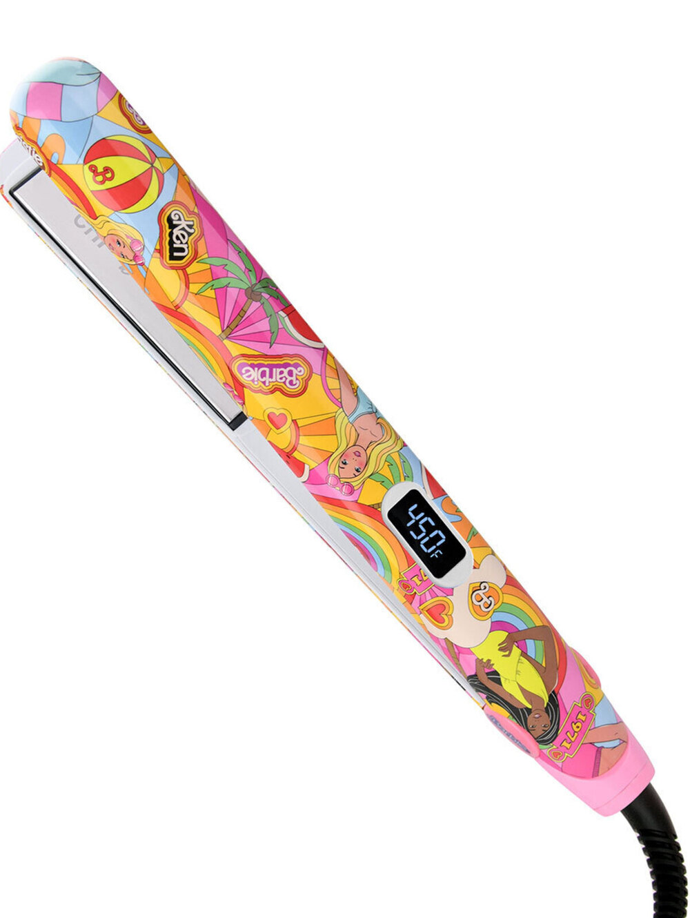NEW IN BOX CHI Malibu Barbie 1" Titanium Hairstyling Iron. GF6010.